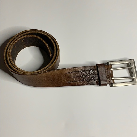Men’s brown Wilson leather belt - Picture 1 of 4